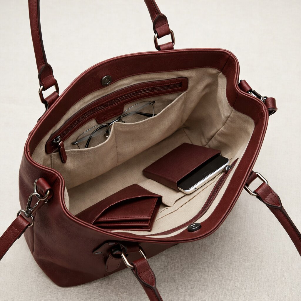 Håndtaske til damer | Skuldertaske i læder | Umhængtaske | Lunava