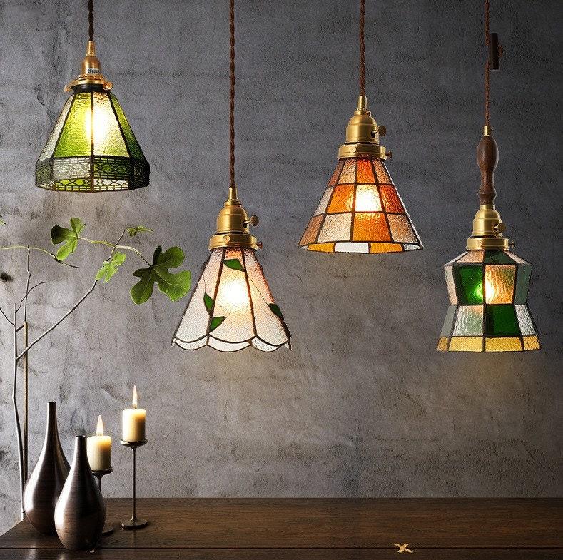 Mirella Vintage Glaspendelampe Med LED Pære