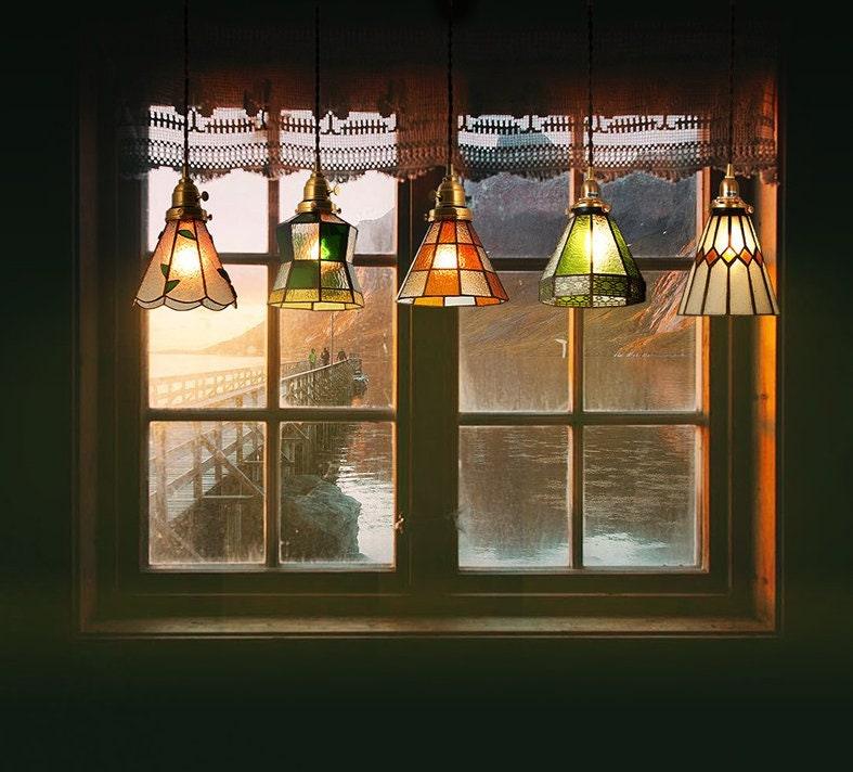 Mirella Vintage Glaspendelampe Med LED Pære