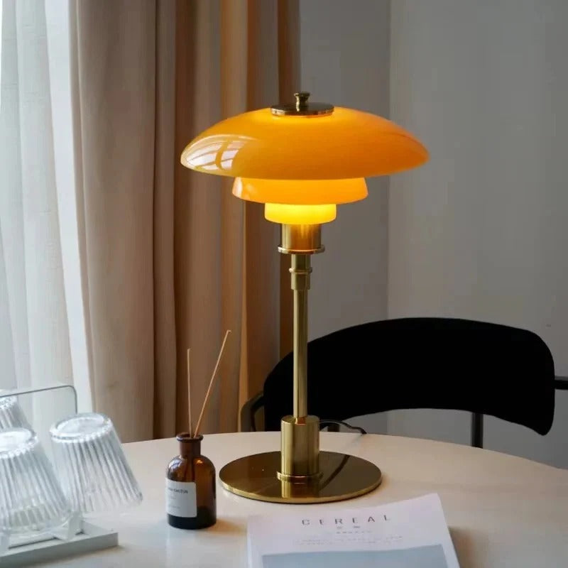 Dimmbar Rund Bordlampe
