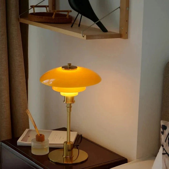Dimmbar Rund Bordlampe