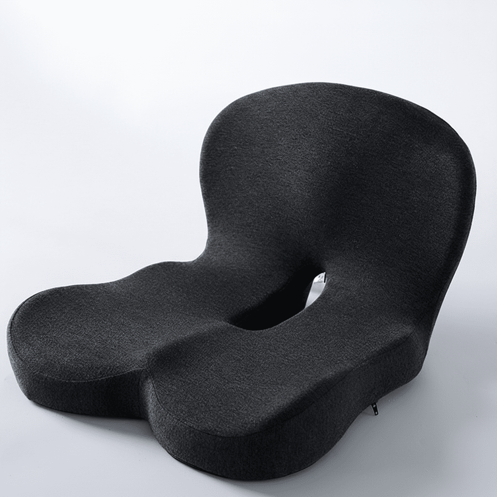 Sædehynde – Ergonomisk form med åndbart memory-skum & skridsikker underside