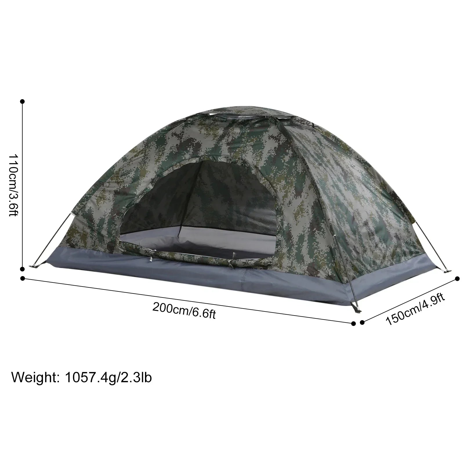 Ultralett Sol-campingtelt | UV-beskyttelse til sol & strand