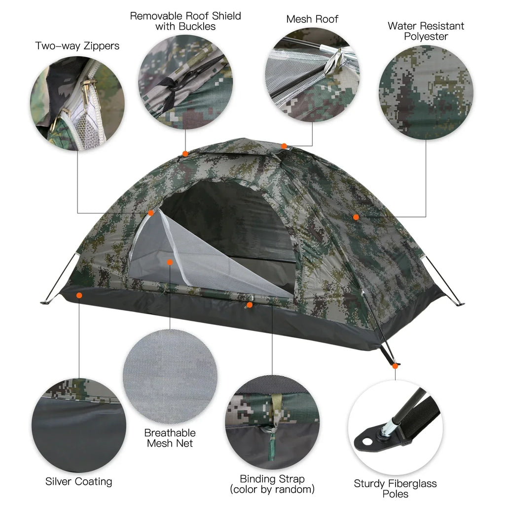 Ultralett Sol-campingtelt | UV-beskyttelse til sol & strand