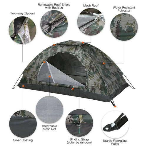 Ultralett Sol-campingtelt | UV-beskyttelse til sol & strand