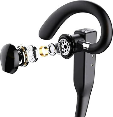 Trucker Dual Mic Wireless Bluetooth 5.1 Støjreducerende Headset/Øreprop
