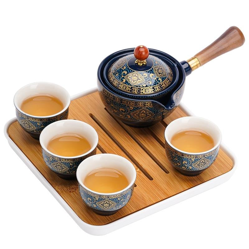 Aurelia Keramisk Teapot Sæt til Gongfu Te Tilberedning
