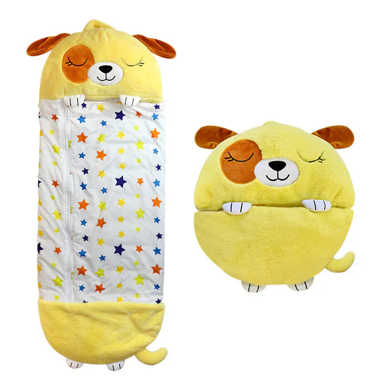 Børns SleepyBuddy 2-i-1 Sovepose & Krammetøj