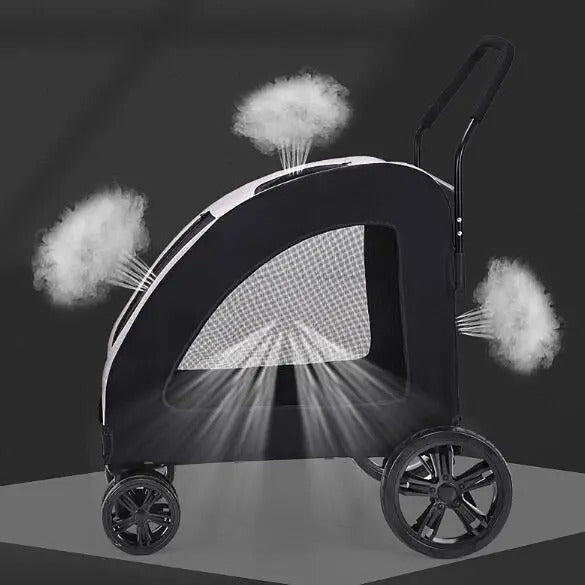 Stor Hundevogn med Høj Styrke & Rummeligt Design