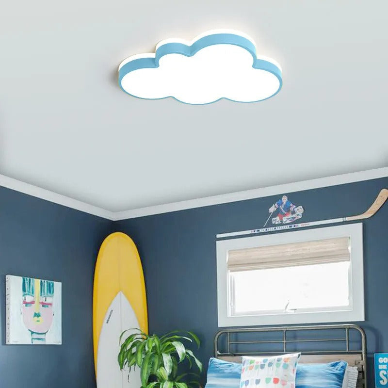 LumiCloud – LED Børneværelse Loftlampe Sky-design – Varmhvid