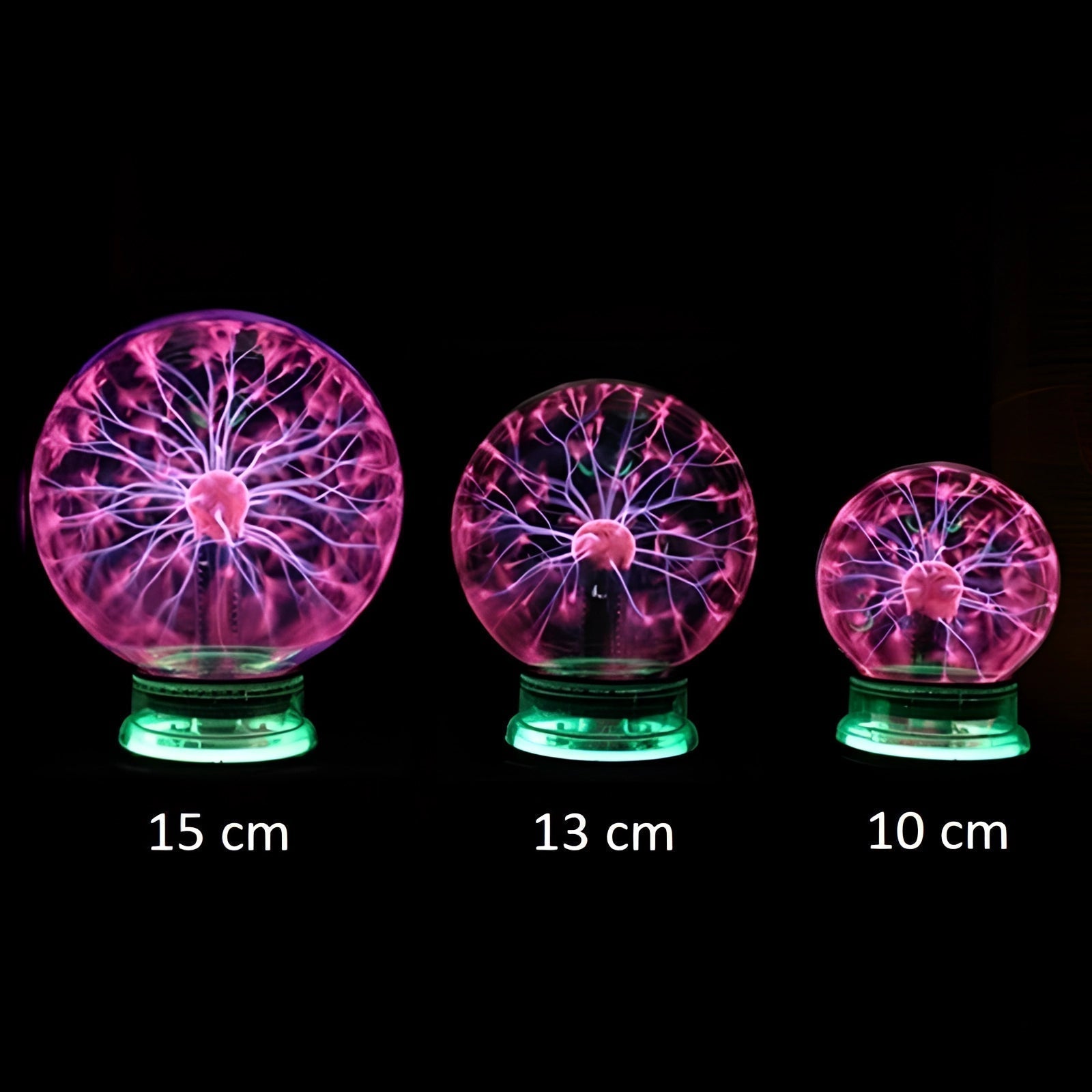 Interaktiv Plasma Globe Lys til Berøringsaktiveret Hjemmedekor