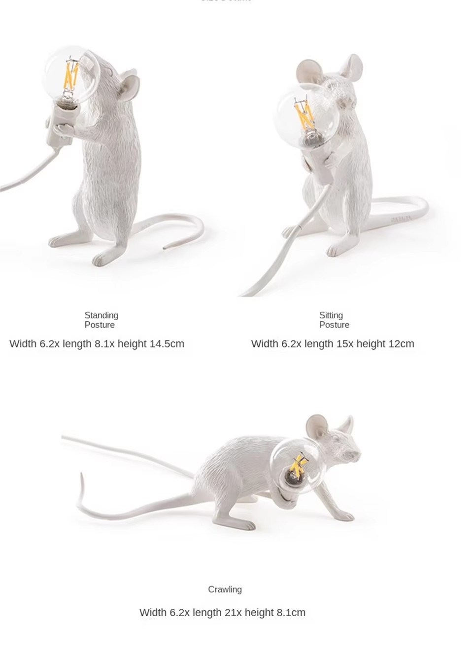 LED Bordlampe med Dyrefigur Design til Legende og Stemningsfuld Belysning