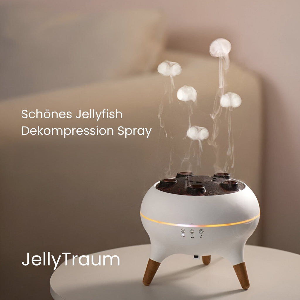 Luftfugter & Diffuser | Aromadiffuser med LED lys & Timer | JellyTraum