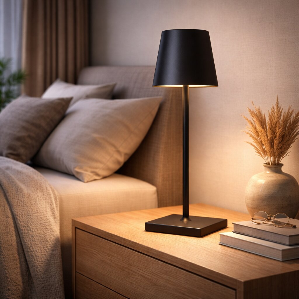 Trådlampe til bord | Bordlampe med batteri | BordLys