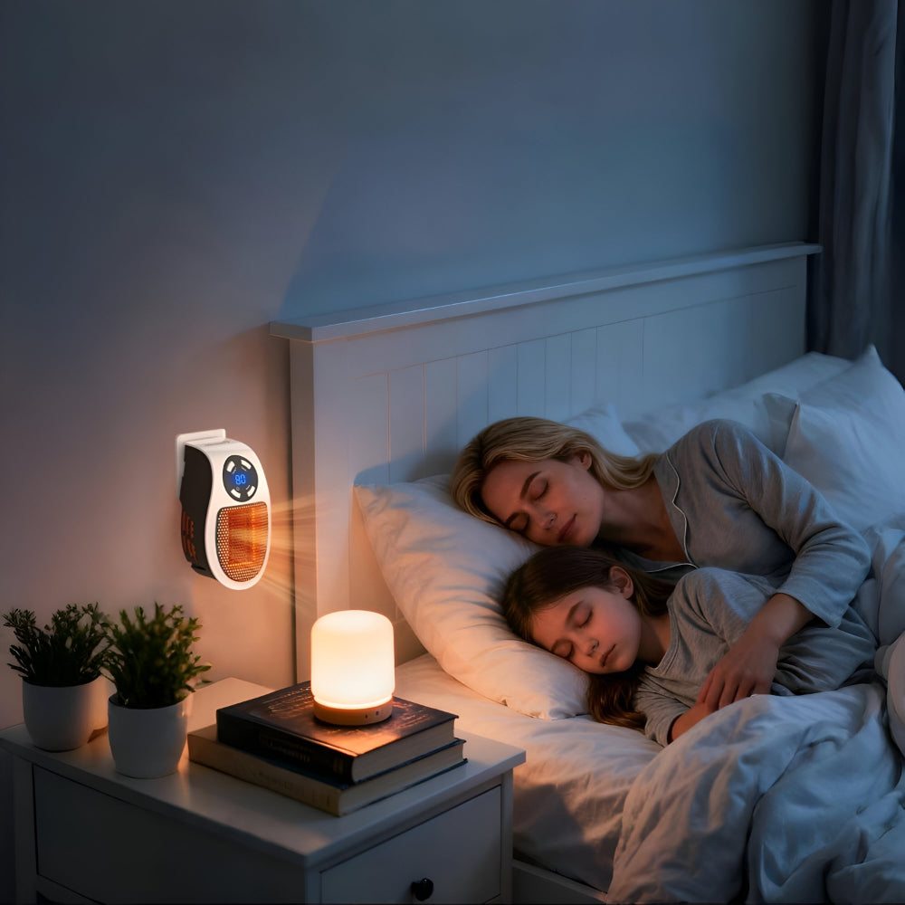 Keramisk varmeblæser | Varme til stikkontakt | Stille mini varmeblæser | ThermoDock