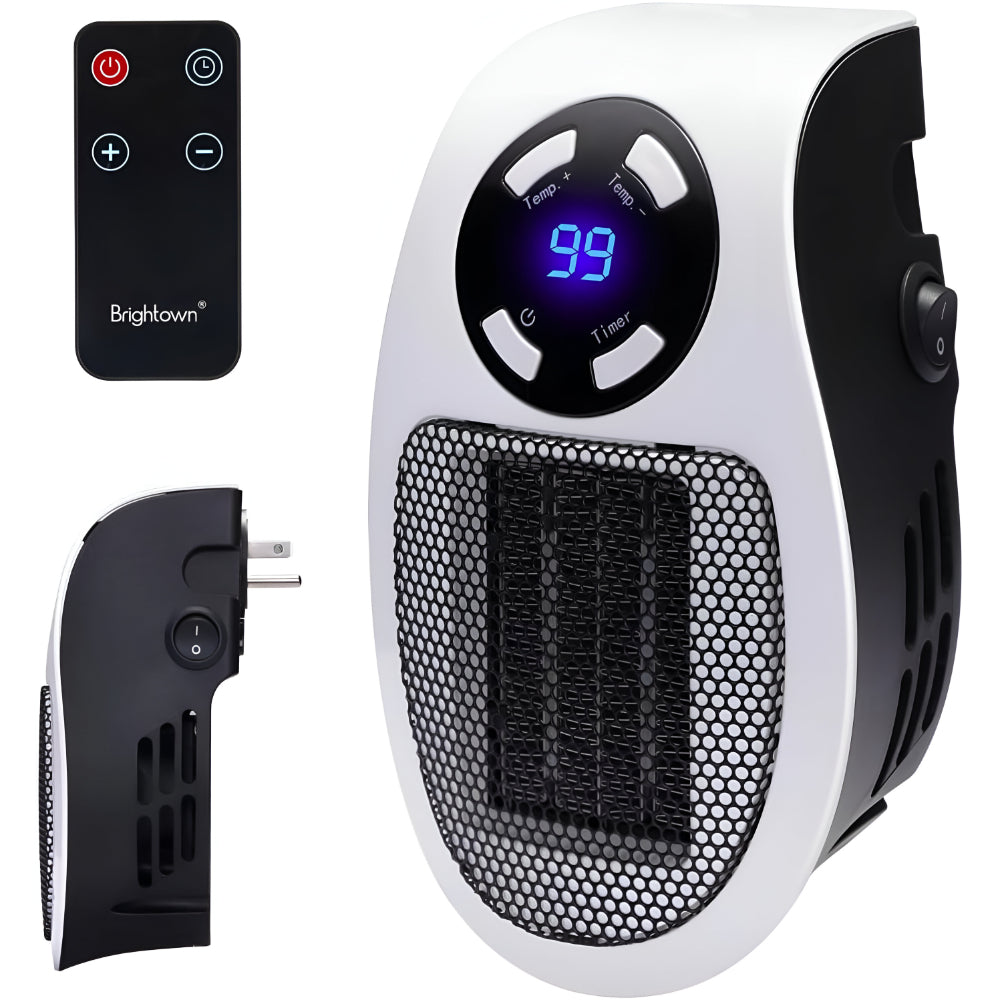 Keramisk varmeblæser | Varme til stikkontakt | Stille mini varmeblæser | ThermoDock