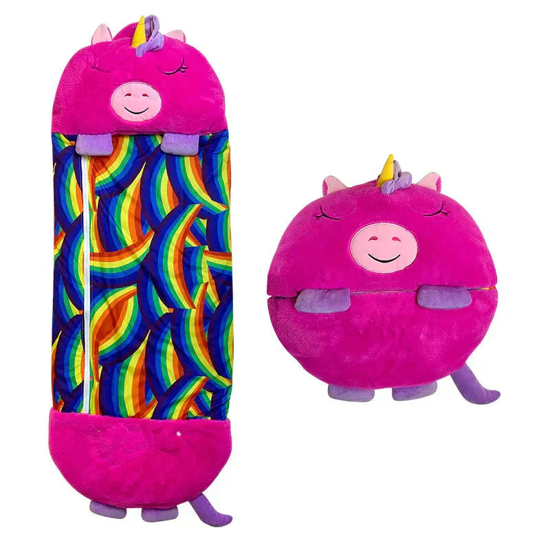 Børns SleepyBuddy 2-i-1 Sovepose & Krammetøj