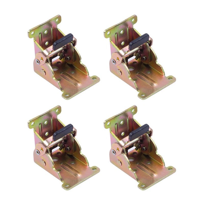 Klapskarnier i stål | Klapbeslag til bord & skab (4 stk) | KlappFix