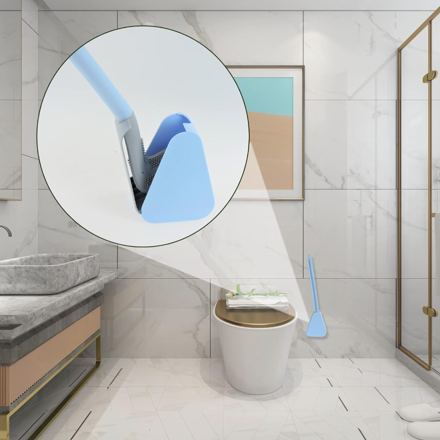 Silikone toiletbørste | Toiletbørste med holder | WC børste | Cleanova
