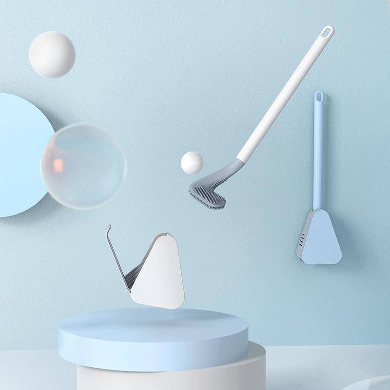 Silikone toiletbørste | Toiletbørste med holder | WC børste | Cleanova