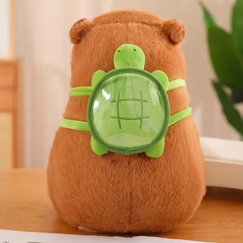 Capybara Plysdyr – Blød Kortpels & Legende Rygsæksdesign til Hyggelige Øjeblikke