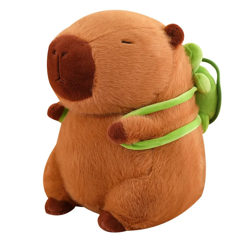 Capybara Plysdyr – Blød Kortpels & Legende Rygsæksdesign til Hyggelige Øjeblikke
