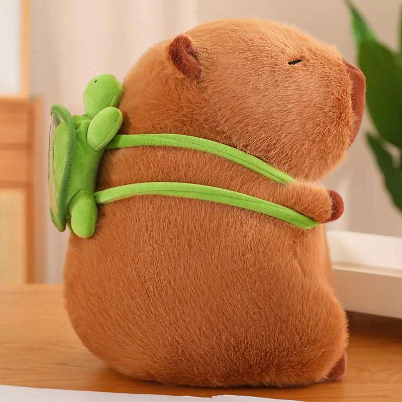 Capybara Plysdyr – Blød Kortpels & Legende Rygsæksdesign til Hyggelige Øjeblikke