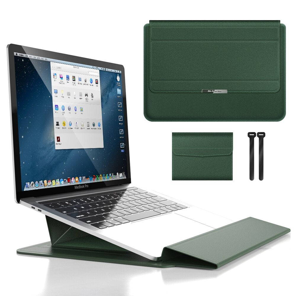 Laptop taske & Laptop stativ i 1 | Laptop sleeve & Holder | Stand taske