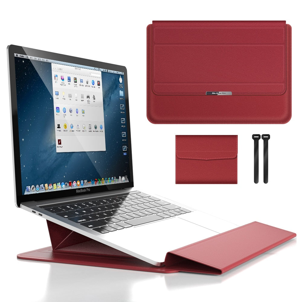 Laptop taske & Laptop stativ i 1 | Laptop sleeve & Holder | Stand taske