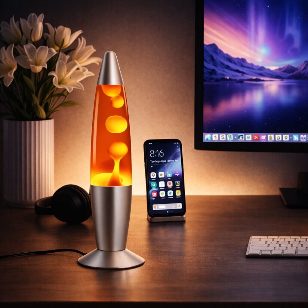 Lavalampe | Retro Deko Lampe | Lavalumi