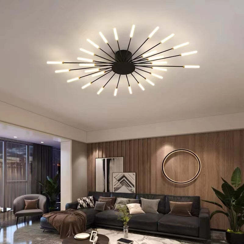 Astralis Moderne Loftkrone med LED Fyrværkeri Design
