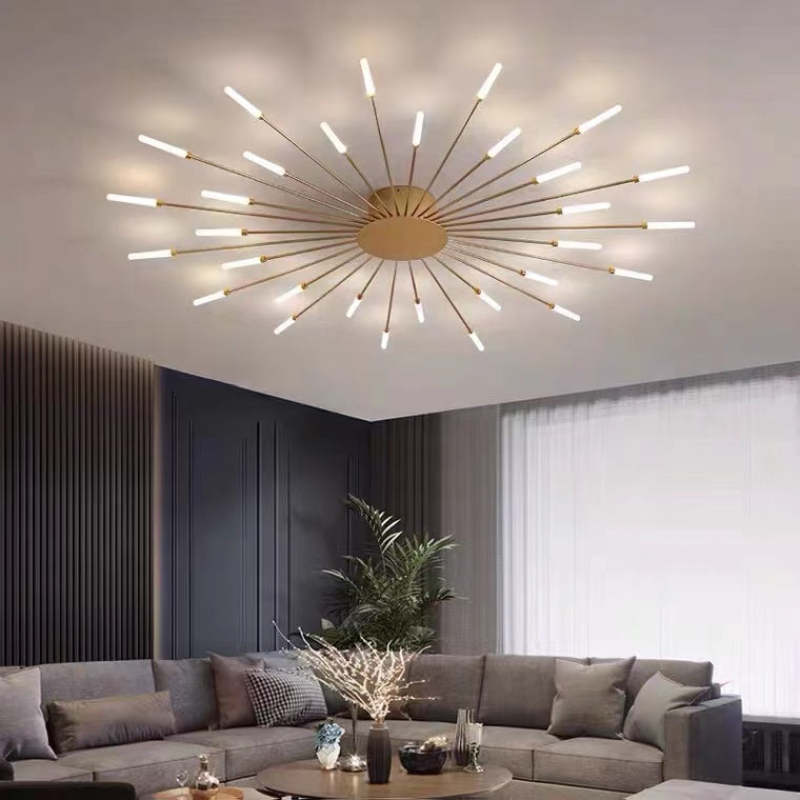 Astralis Moderne Loftkrone med LED Fyrværkeri Design