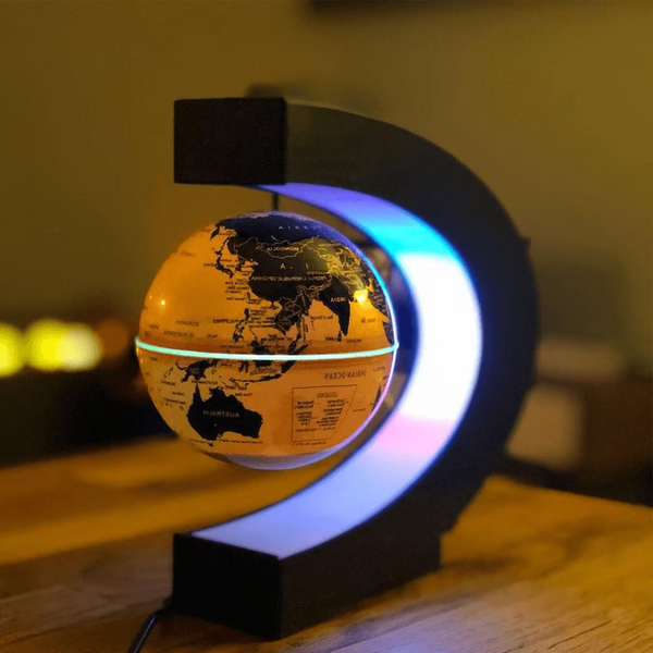 LED Magnetisk Flydende Globus til Hjemmedekoration