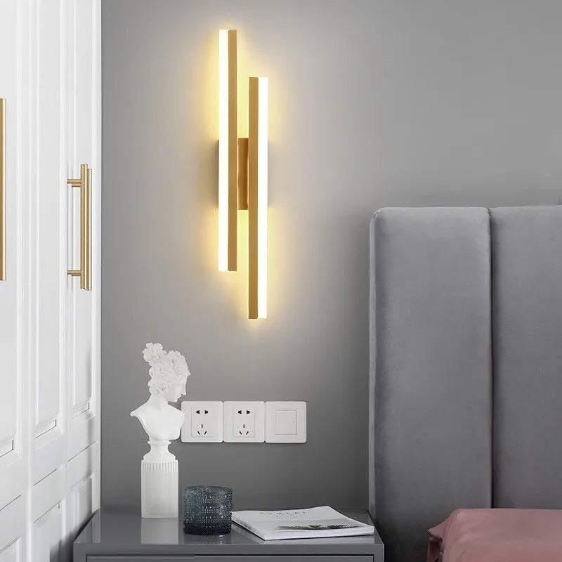 Moderne LED Væglampe med Enkelt Design, Minimalistisk Væglampe til Gang & Stue