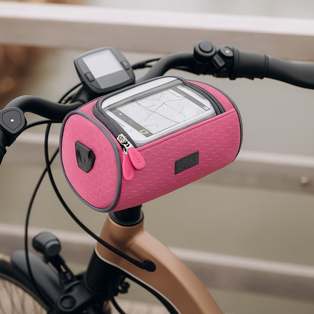 Styrtaske til cykel | Vandtæt cykeltaske med touchscreen | Tourix
