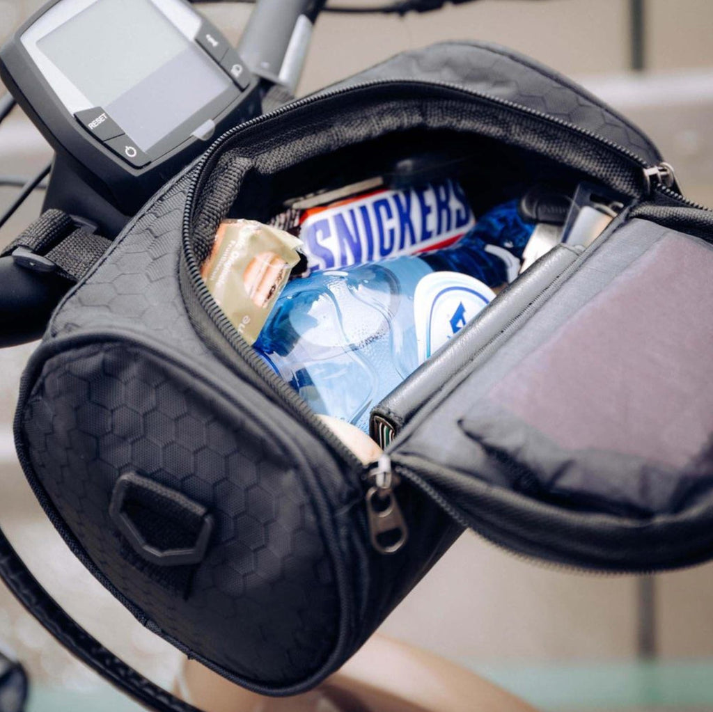 Styrtaske til cykel | Vandtæt cykeltaske med touchscreen | Tourix