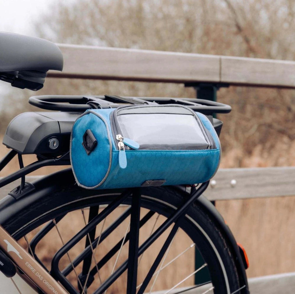 Styrtaske til cykel | Vandtæt cykeltaske med touchscreen | Tourix