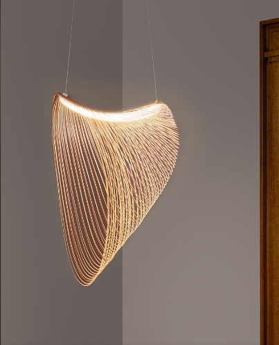 Birchwood Pendant Light af LumaBirch til hyggelige opholdsområder | Petprovac