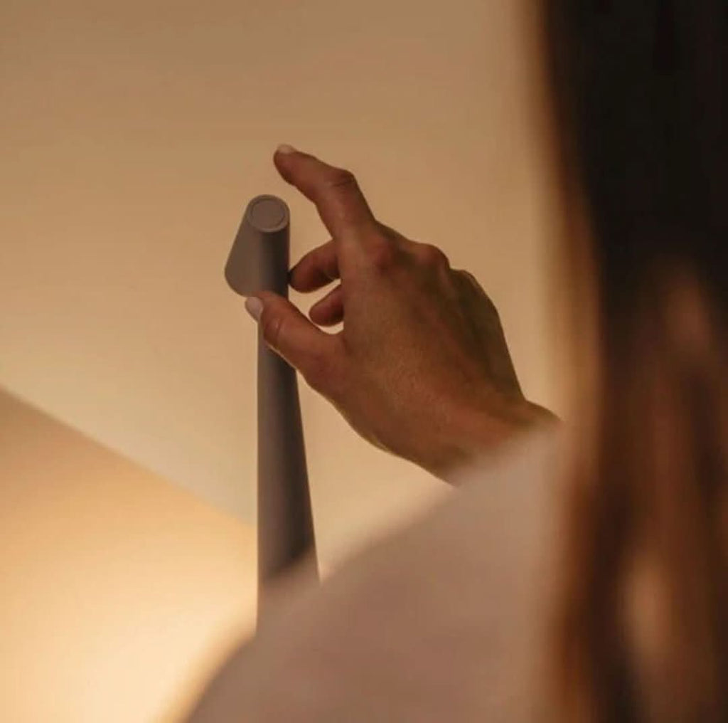 Nordisk Minimalistisk Design Stemningslys | Trådløs | LED | Læselampe | Bordlampe