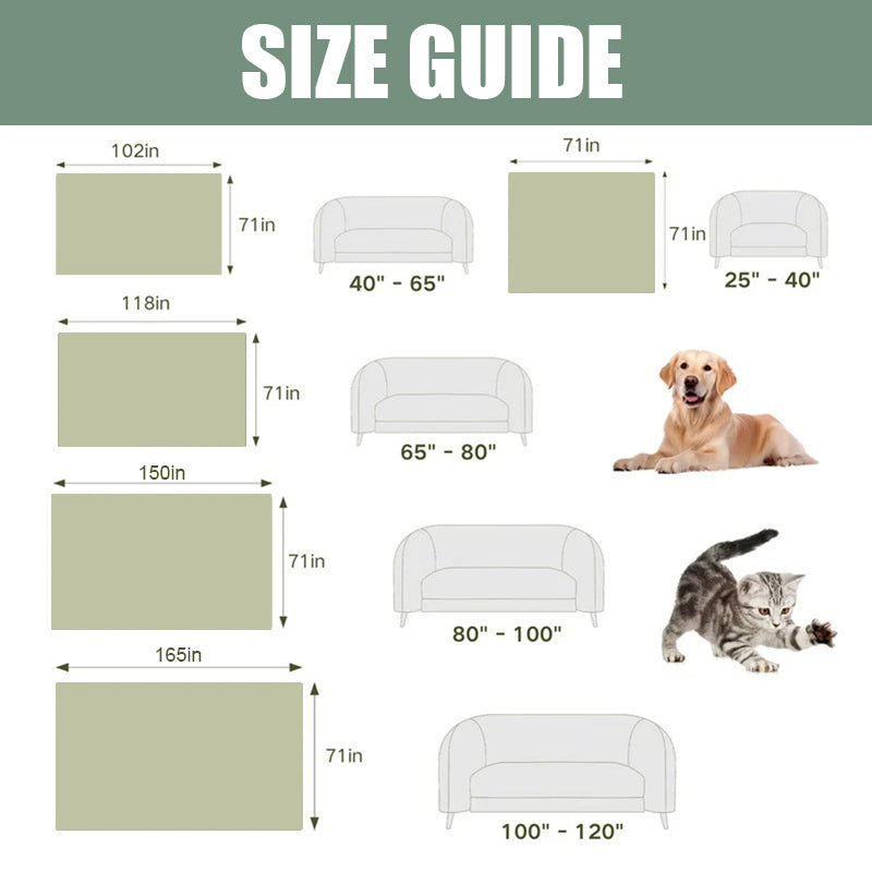 Vandtæt Non-Slip Chenille Sofa Cover Kaste til Alle Sæsoner
