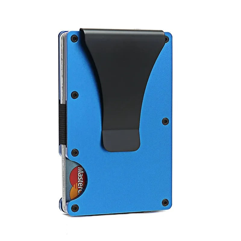 Kirrea Titanium Kortholder RFID Mat Kobalt Slank Unisex Tilbehør