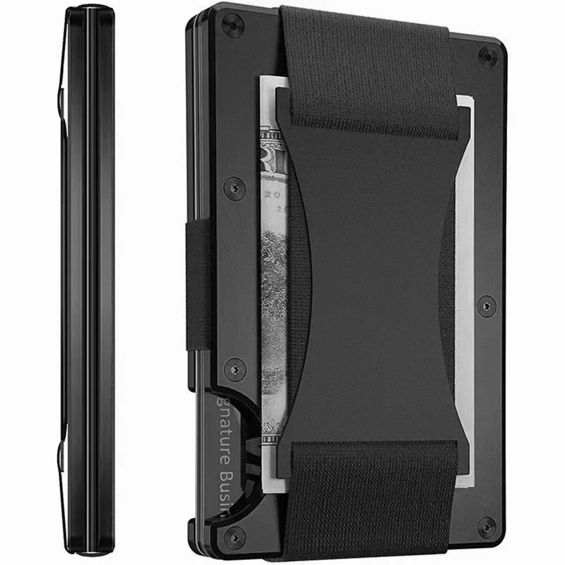 Kirrea Titanium Kortholder RFID Mat Kobalt Slank Unisex Tilbehør