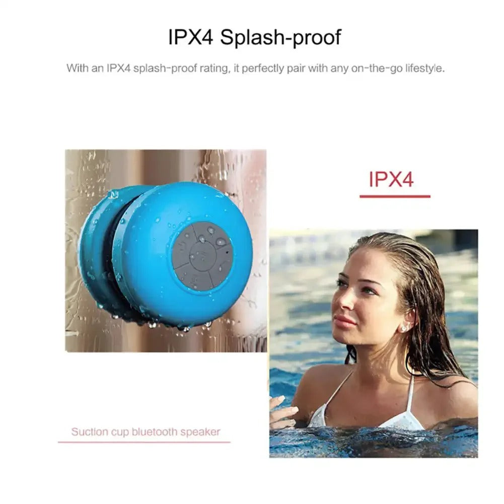AquaGlow Vandtæt Flydende Pool Højttaler Med LED Belysning