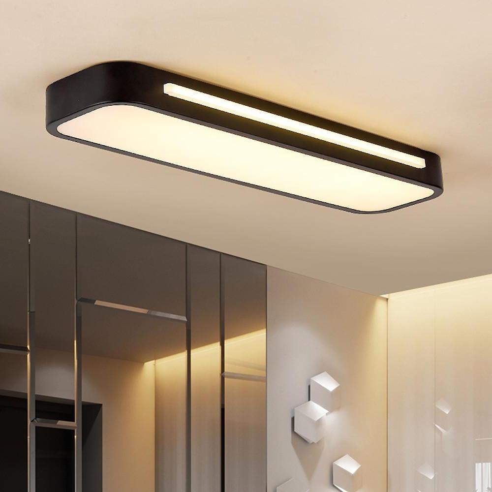 Minimalistisk Lang LED Loftlampe til Moderne Rum