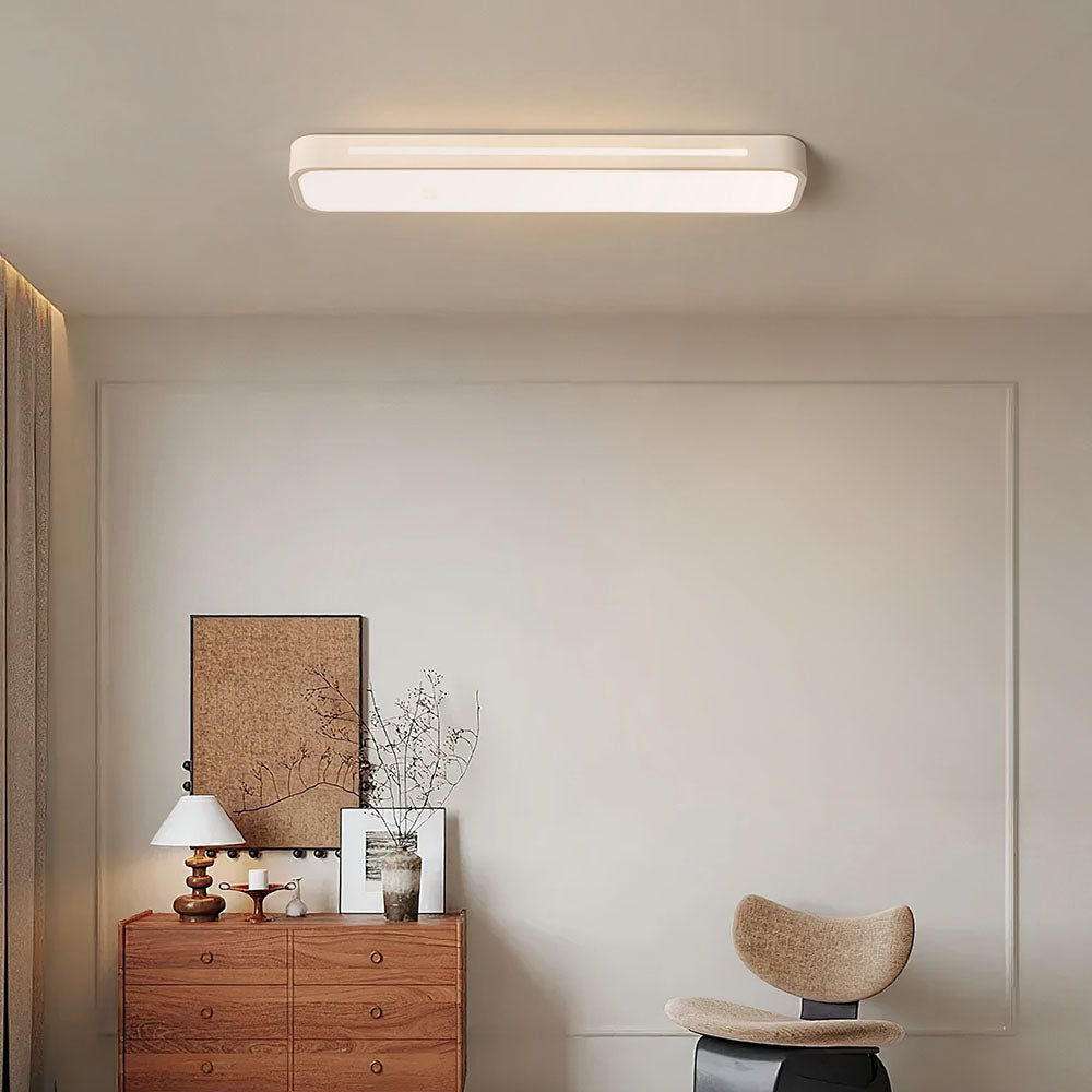 Minimalistisk Lang LED Loftlampe til Moderne Rum