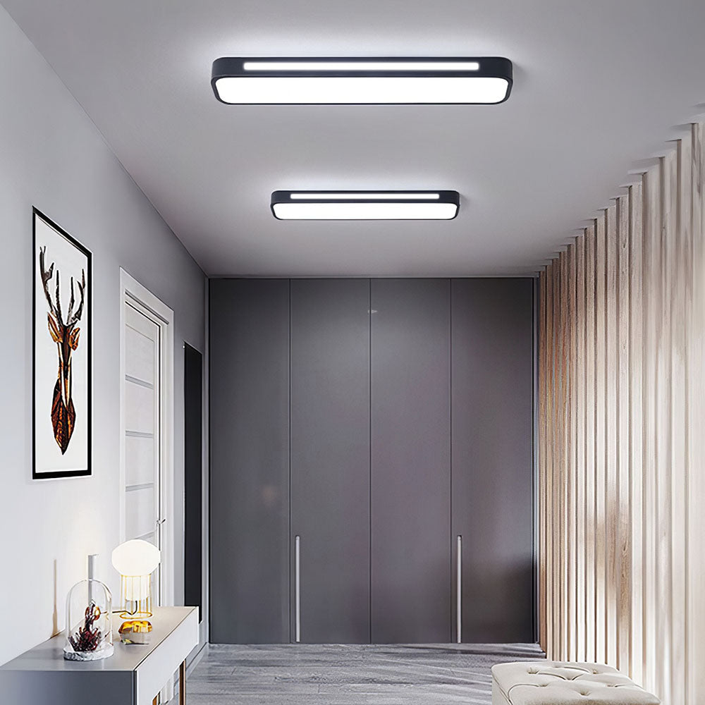 Minimalistisk Lang LED Loftlampe til Moderne Rum