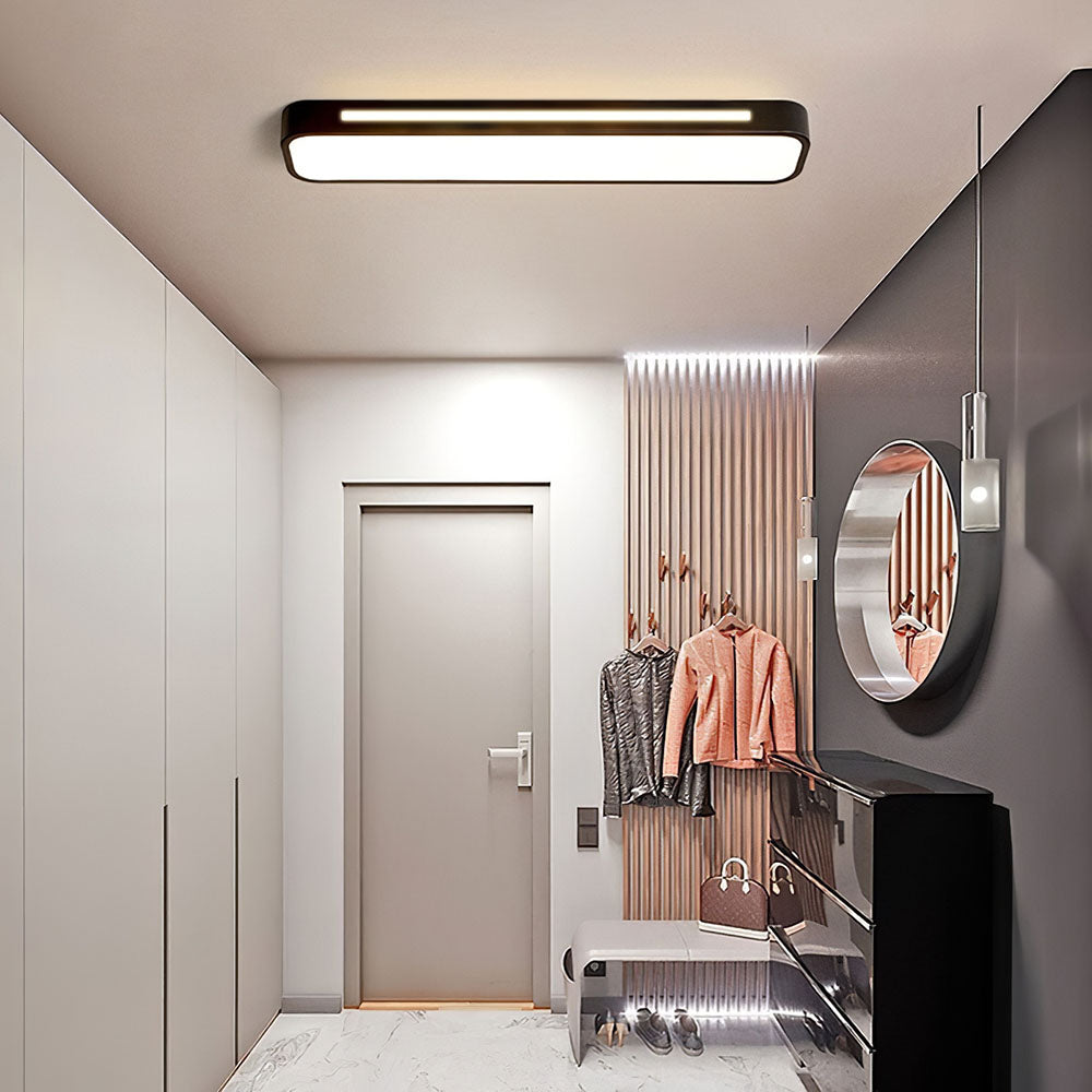 Minimalistisk Lang LED Loftlampe til Moderne Rum