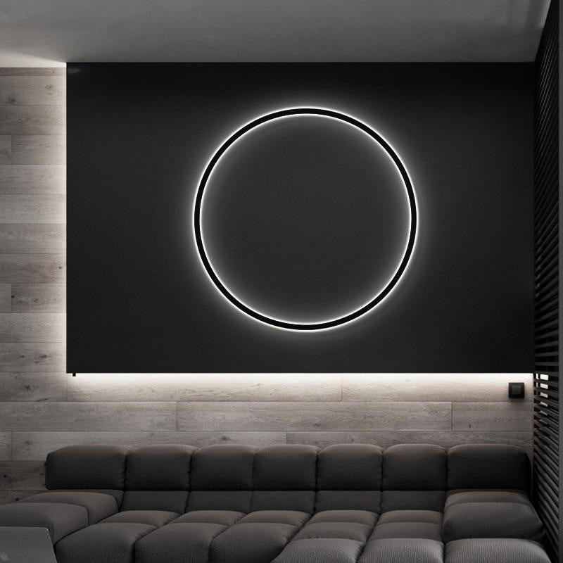 NovaHalo LumaNova Cirkulær Væglampe til Moderne Minimalistiske Interiører