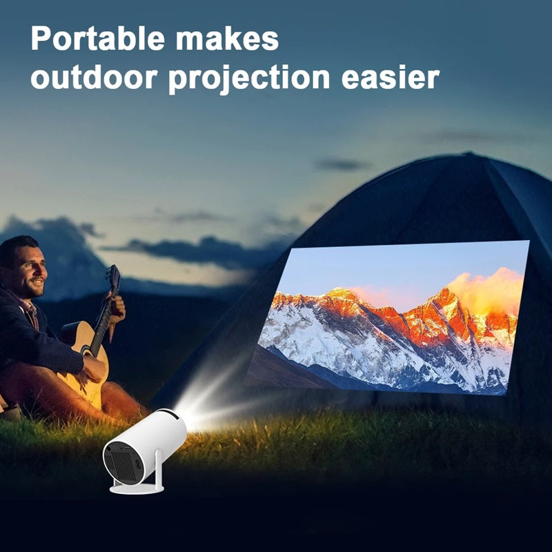 Smart 4K Mini Projektor med Dual WiFi og Bluetooth-forbindelse