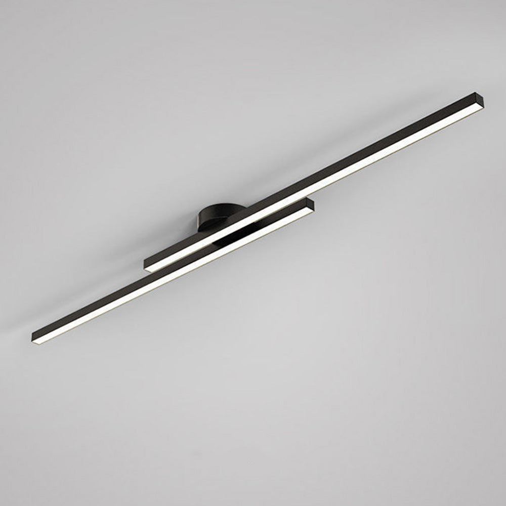 Moderne Aluminium Semi Flush Mount LED Loftlampe